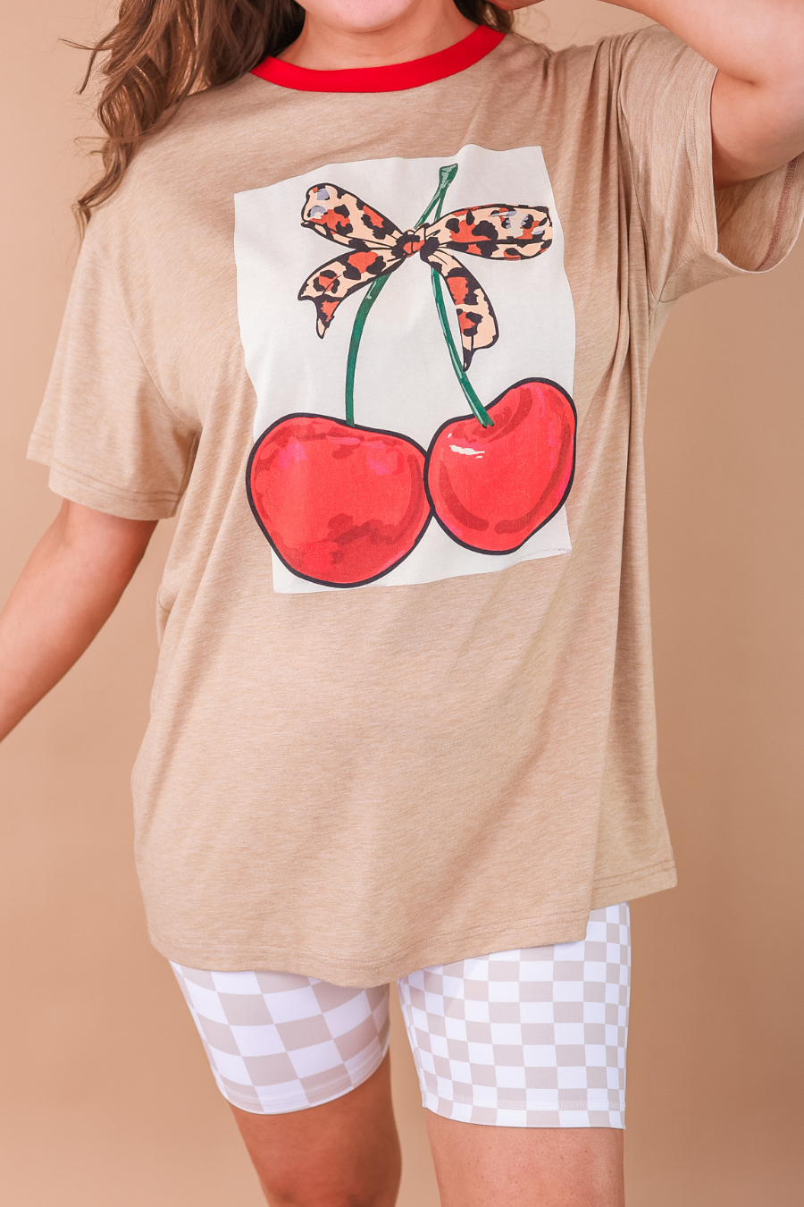PREORDER- Cherry Sweet Oversized Tee - ETA to me is 6/30 or before.