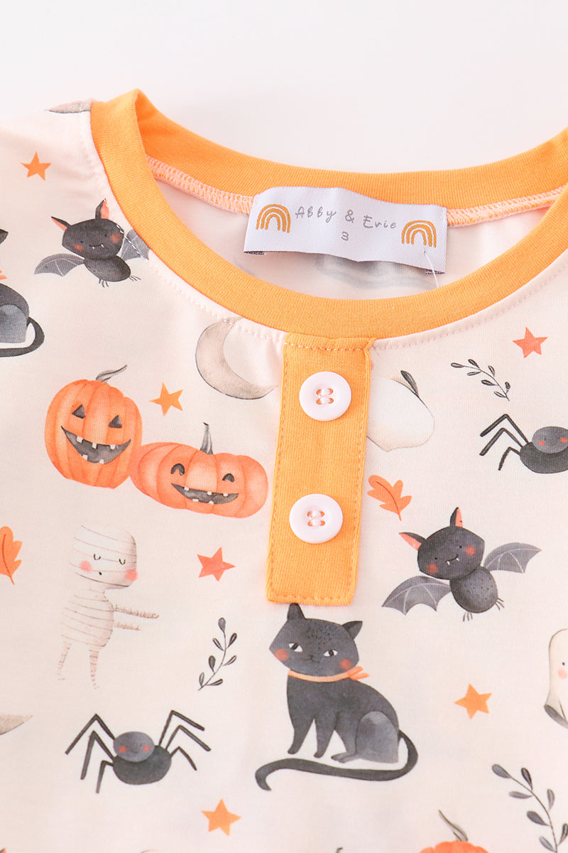 Halloween boy pajamas set